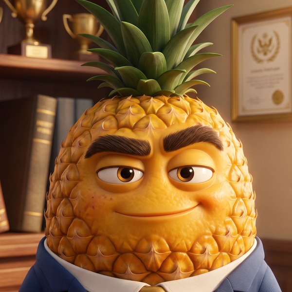 Principal Pineapple portrait